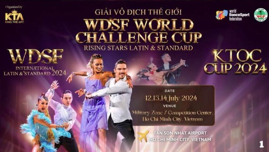 Vietnam to host international DanceSport competition for first time